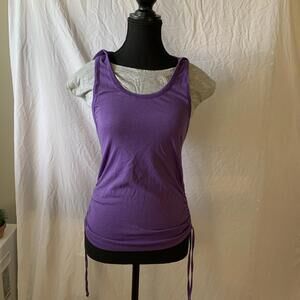 y2k layered hooded t shirt